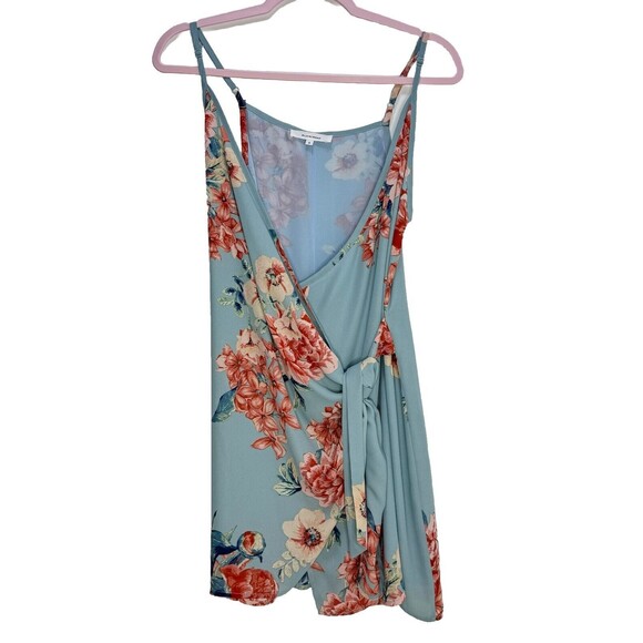 Olivaceous Wrap Tunic Top Tank Womens Size S Floral Boho Multicolor - Picture 1 of 5